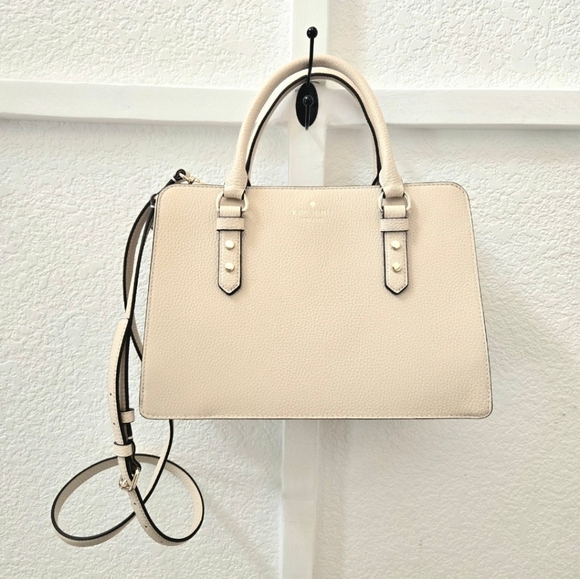 Kate Spade New York Mulberry Street Lise Satchel - Milk Glass (NWT)